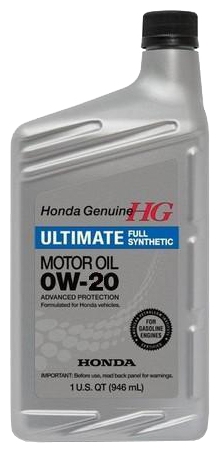 HONDA Full Synthetic 0W-20 SN синтетика арт. 087989037